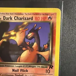 Dark Charizard 21/82 Team Rocket 2000 Rare Regular Pokemon TCG Ungraded Card - Image 3