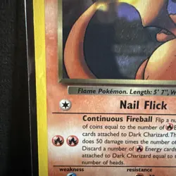 Dark Charizard 21/82 Team Rocket 2000 Rare Regular Pokemon TCG Ungraded Card - Image 4