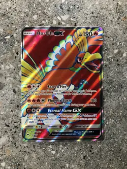 Pokemon TCG Cards Ho-Oh GX 131/147 Burning Shadows Full Art Ultra Rare NM - Image 1