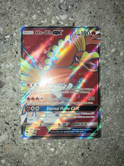Pokemon TCG Cards Ho-Oh GX 131/147 Burning Shadows Full Art Ultra Rare NM - Image 3