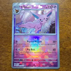 Espeon (Master Ball Pattern) 033/131 - Prismatic Evolutions- Pokemon TCG Card NM - Image 1