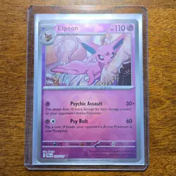 Espeon (Master Ball Pattern) 033/131 - Prismatic Evolutions- Pokemon TCG Card NM - Image 5