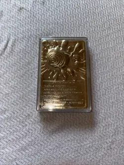 Poliwhirl Pokemon 23K Gold Plated Trading Card 1999 Burger King Limited Edition - Image 2