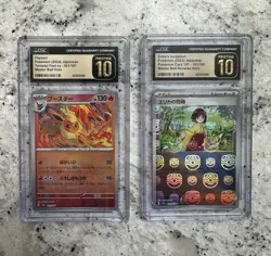 Pokemon Japanese Slab Bundle | 2 Cards | CGC pristine masterball [SEE photos] - Image 1