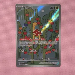 Shuckle 136/132 Pokemon Mega Evolution Holo Illustration Rare Card NM - Image 1