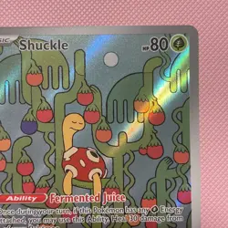 Shuckle 136/132 Pokemon Mega Evolution Holo Illustration Rare Card NM - Image 3