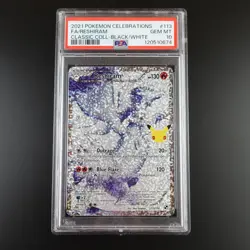 PSA 10 Reshiram 113 Pokemon Celebrations Classic Collection Holo Graded Card - Image 1
