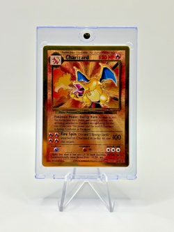 Pokemon Celebrations Gold Metal Charizard Card 4/102 Ultra Premium Collection - Image 1