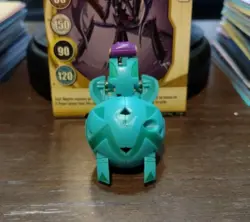 Bakugan B2 Ventus Mantris 550G Green Battle Brawlers W/ Card Rare - Image 4