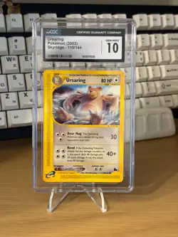 CGC 10 MINT Ursaring 2003 Skyridge 110/144 Pokemon Card - Image 1