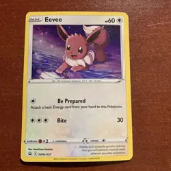 Pokemon Eevee SWSH095 Eevee SWSH118 Eevee SWSH127 Black Star Promo - 3 Card Lot - Image 2