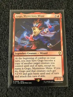 Magic The Gathering MTG - Gogo, Mysterious Mime - FIN - Image 1
