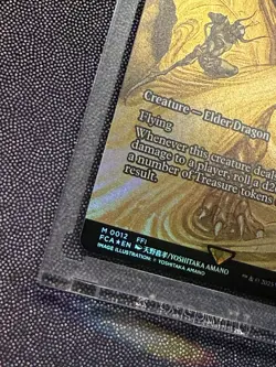 MTG Final Fantasy Dragon of Mount Gulg Ancient CopperDragon Showcase Foil M 0012 - Image 2