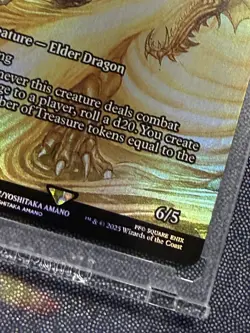MTG Final Fantasy Dragon of Mount Gulg Ancient CopperDragon Showcase Foil M 0012 - Image 4
