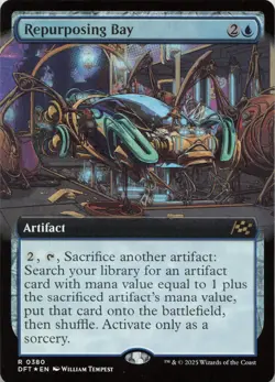 Repurposing Bay (Extended Art) - FOIL - R Aetherdrift 380 - MTG - Image 1