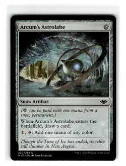 MTG Magic The Gathering Arcum's Astrolabe Common LP Excellent - Image 1