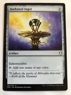 MTG Commander Anthology Volume II Darksteel Ingot 184/312 NM - Image 1