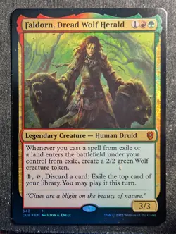 Faldorn, Dread Wolf Herald - Foil - Commander Legends: Baldur's Gate (MTG) - Image 1