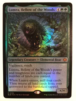 MTG Lumra, Bellow of the Woods Foil (BLB) #0183 - Never Played - Mint - Image 2