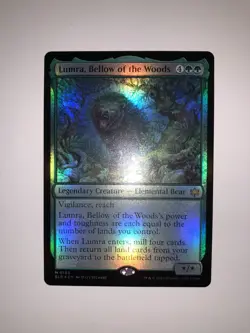 MTG Lumra, Bellow of the Woods Foil (BLB) #0183 - Never Played - Mint - Image 3