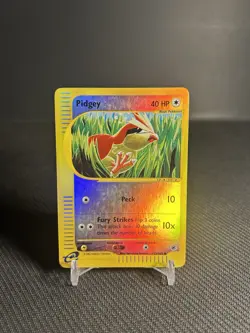 Pokemon TCG Pidgey 123/165 Expedition Base Set Reverse Holo MP - Image 1