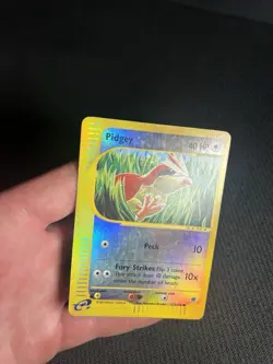 Pokemon TCG Pidgey 123/165 Expedition Base Set Reverse Holo MP - Image 5