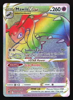Pokemon Mawile VSTAR 200/195 Silver Tempest Rainbow Secret Rare Holo LP - Image 1