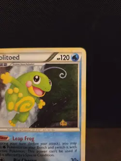 Pokemon TCG Politoed 7/95 Holo Rare HGSS Unleashed 🌟SWIRL🌟 2010 - Image 4