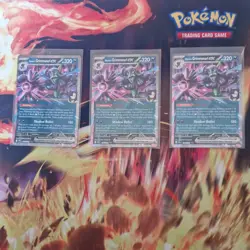 Pokemon Marnies Grimmsnarl ex 136/182 ×3 Scarlet & Violet: Destined Rivals - Image 1