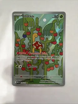 Shuckle 136/132 2025 Mega Evolution Pokemon Illustration Rare Holo NM - Image 1