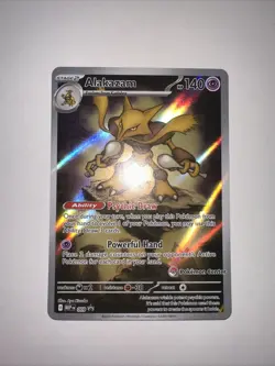 Alakazam 009 Pokemon Center Stamped Black Star Promo Mega Evolution NM - Image 2