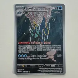 English Clawitzer Illustration Rare Holo #141/132 Pokemon Mega Evolution English - Image 1