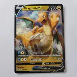 Pokemon TCG Dragonite V 049/078 Full Art Ultra Rare Pokemon Go - Image 1