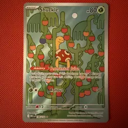 Shuckle 136/132 - ME01: Mega Evolution Pokemon Illustration Rare Holo NM - Image 1