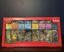 Pokemon TCG Prismatic Evolutions Costco Mini Tins 8 Pack - Image 1