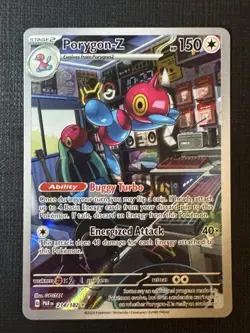 Pokemon TCG Porygon-Z 214/182 Paradox Rift Illustration Near Mint Condition - Image 1