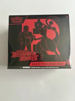 POKEMON TCG DESTINED RIVALS **IN HAND** FACTORY SEALED-ELITE TRAINER ETB BOX - Image 4