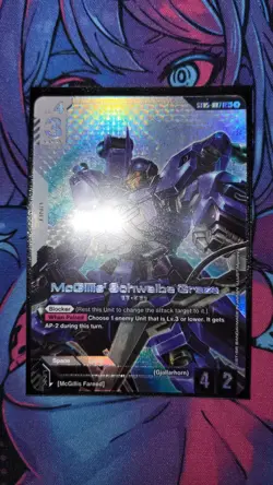 Gundam Card Game: McGillis' Schwalbe Graze (LR+) - Iron Bloom (ST05) - Image 1