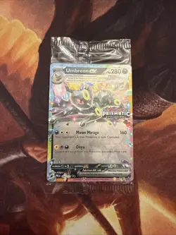 Pokemon TCG Umbreon EX 060/131 Prismatic Evolutions Stamped Promo Card - Image 1