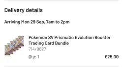 Pokemon SV Prismatic Evolution Booster Trading Card Bundle - Image 2