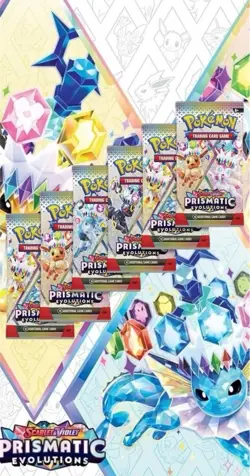 Pokemon SV Prismatic Evolution Booster Trading Card Bundle - Image 4