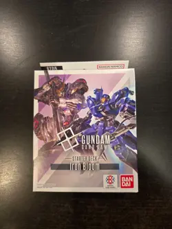(Sealed) Brand new English Gundam Card Game TCG Starter Deck ST05 Iron Bloom - Image 1