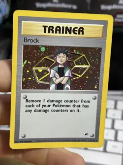 Brock 15//132 Gym Heroes 2000 Holo Rare WOTC Pokemon Card TCG - Image 3