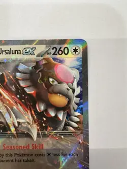 Bloodmoon Ursaluna EX 177 Scarlet & Violet Black Star Promo Holo Pokemon Card NM - Image 2