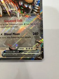Bloodmoon Ursaluna EX 177 Scarlet & Violet Black Star Promo Holo Pokemon Card NM - Image 5
