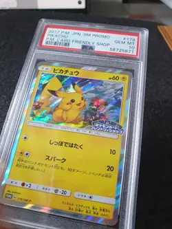 PSA 10 Japanese Pikachu Promo 179/SM-P Card Friendly Shop 2017 Gem Mint Pokemon - Image 4