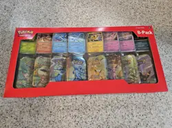 Pokemon Prismatic Evolutions 8 Mini-Tins with Promo Cards Costco - Image 1