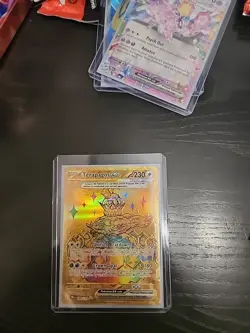 Terapagos Ex 180/131 Sv: Prismatic Evolutions Holo Pokemon Card Gold - Image 1