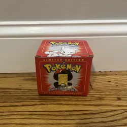 Burger King Mewtwo Red Pokemon 23K Plated Trading Card Pokeball Red - Image 3