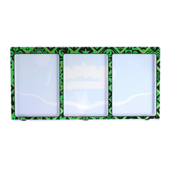 Pokemon Paldean Fates Green Magnetic Three Card Protector - Image 1